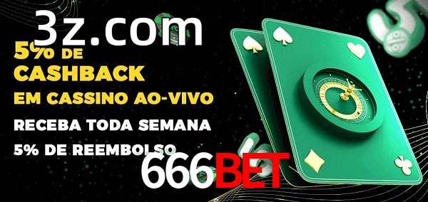 Promoções do cassino ao Vivo 666BET